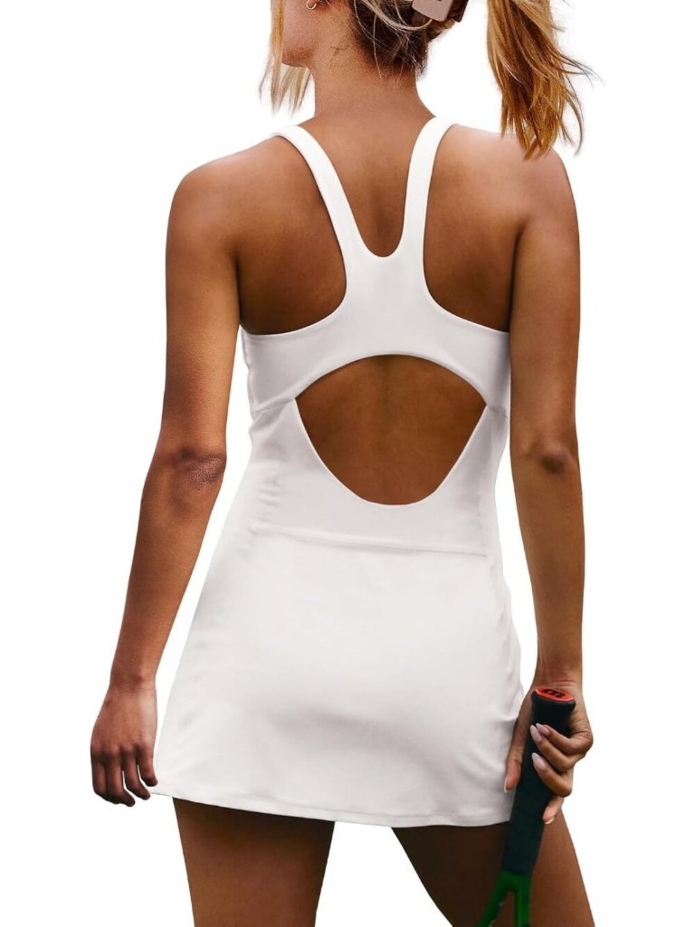 Athletic Dress for Women with Built-in Shorts - Perfect for Yoga, Golf & Tennis - Picture 5 of 7
